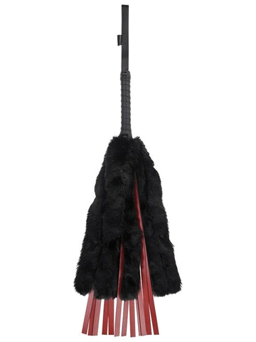 Saffron Faux Fur BDSM Flogger by Sportsheets - Whips And Crops