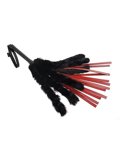 Saffron Faux Fur BDSM Flogger by Sportsheets - Whips And Crops
