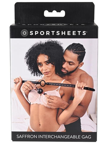 Saffron Interchangeable Gag by Sportsheets - Bondage Gags and Bits