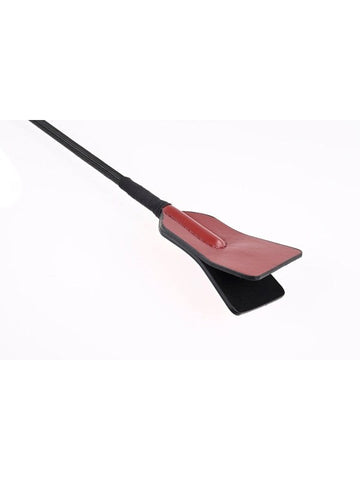 Saffron Tap & Tickle Dual Ended Crop and Silicone Flogger - Whips And Crops