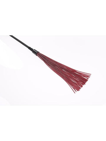 Saffron Tap & Tickle Dual Ended Crop and Silicone Flogger - Whips And Crops