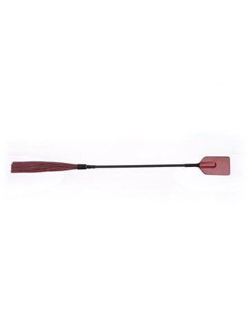 Saffron Tap & Tickle Dual Ended Crop and Silicone Flogger - Whips And Crops
