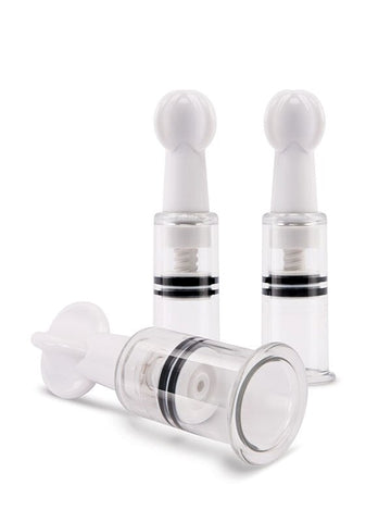 Size Up Nipple and Clit Triple Sucker Set Sucker Set - Clit Ticklers and Pulsators
