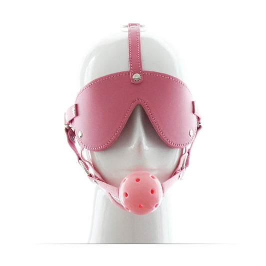 BDStyle Blindfold With Breathable Ball Gag