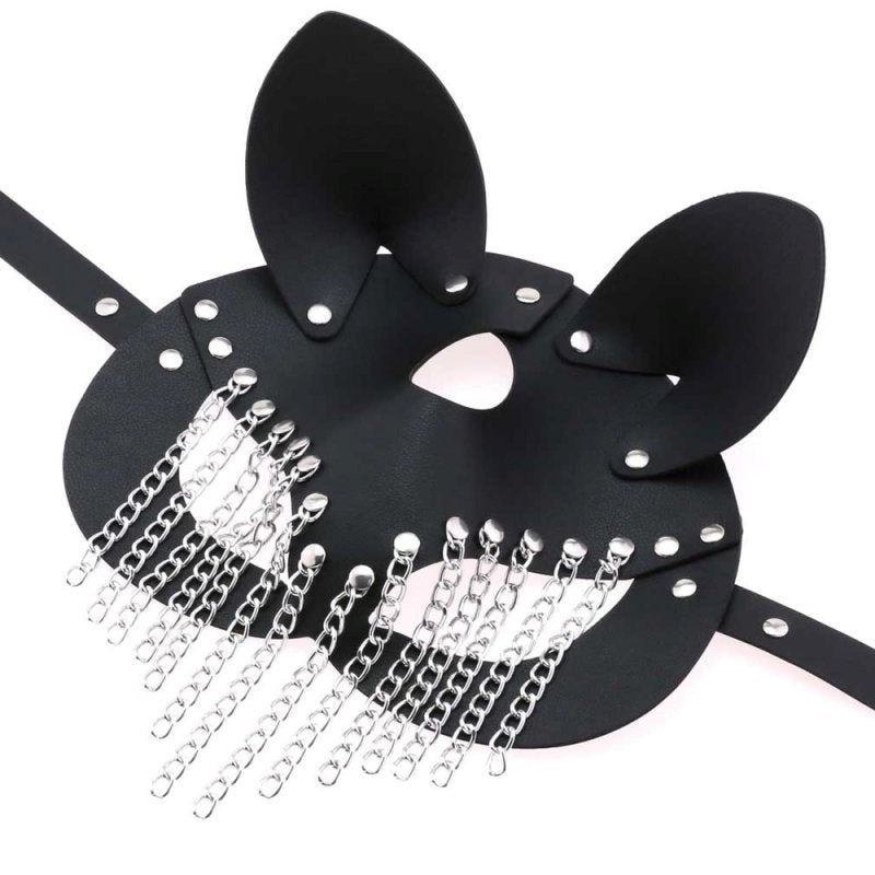 Masquerade Fetish Play Chain Mask by BDStyle - Blindfolds And Masks