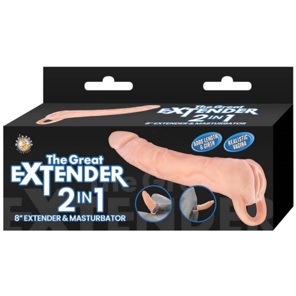 Nasstoys THE GREAT EXTENDER 2 in 1 Penis Extender and Masturbator - Penis Sleeves and Extenders