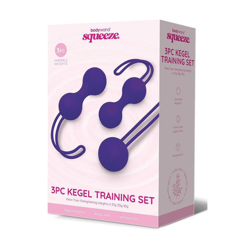 Bodywand Squeeze 3 Piece Kegel Ball Set by Xgen Products - Love Eggs and Kegel Exercisers
