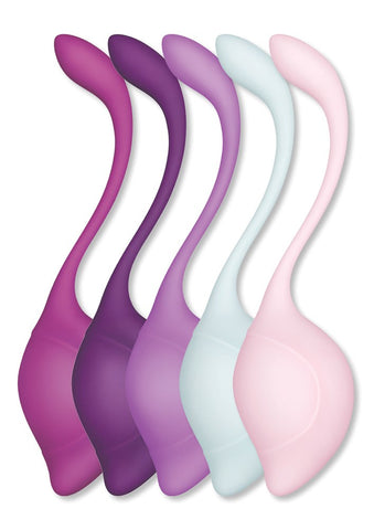 Bodywand Squeeze Teardrop Kegel Set Weighted Kegel Set 5pc - Love Eggs and Kegel Exercisers