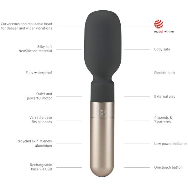 LOVE NOT WAR Koi Body Wand Massager Vibrator - Body Wands