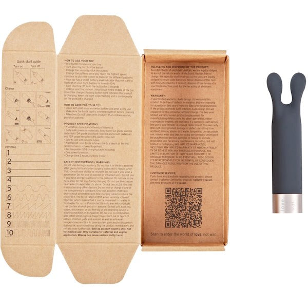 LOVE NOT WAR Laska Classic Rabbit Vibrator - Rabbit Vibrators
