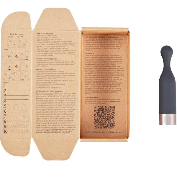 LOVE NOT WAR Meile Silky Soft Bullet Vibrator - Bullet Vibrators