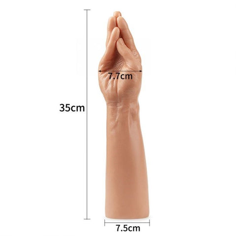 King Sized 13.5'' Realistic Magic Hand Dildo by Lovetoy - Realistic Dildos