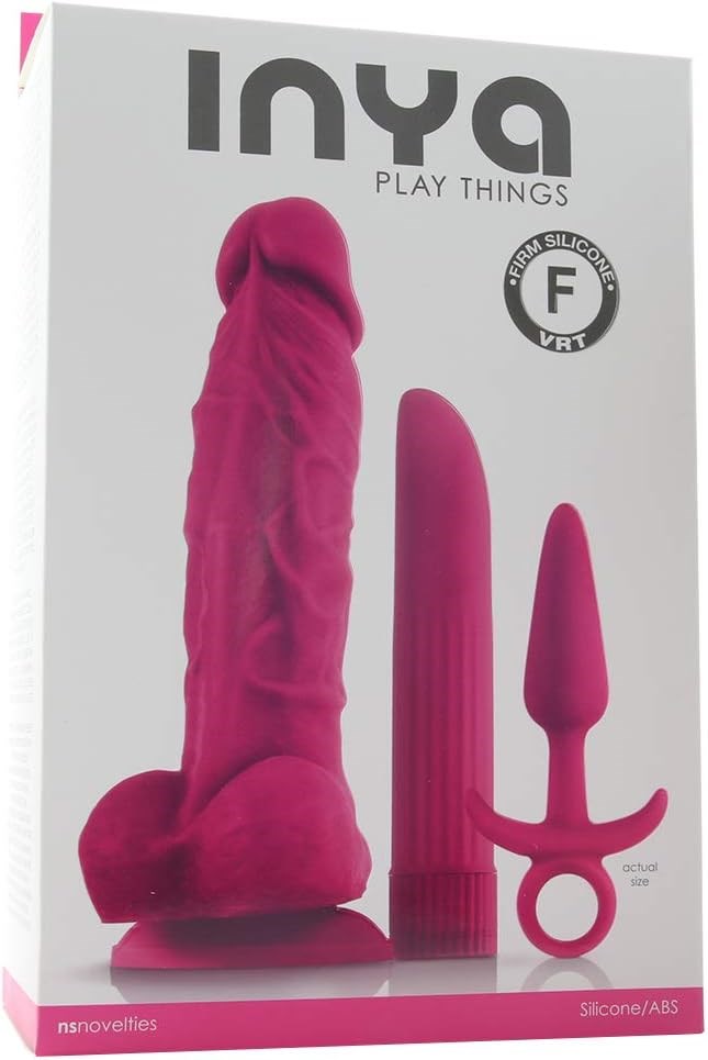 NS Novelties Inya Play Things Three Piece Pleasure Kit - Sex Kits
