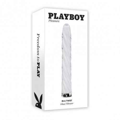 Playboy Pleasure IN A TWIST Glass Bullet Vibrator