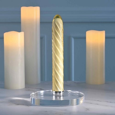 Playboy Pleasure TWIST OF FATE Glass Vibrator - Bullet Vibrators