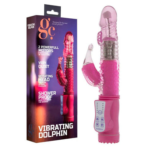 Dolphin Pearl Rabbit Style Vibrator by Shots Toys - Rabbit Vibrators