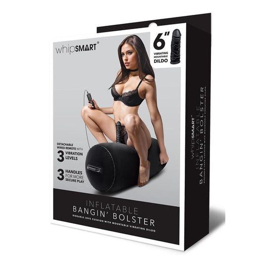 Whipsmart Inflatable Bangin Bolster Cushion with Vibrating Dong 6 Inch