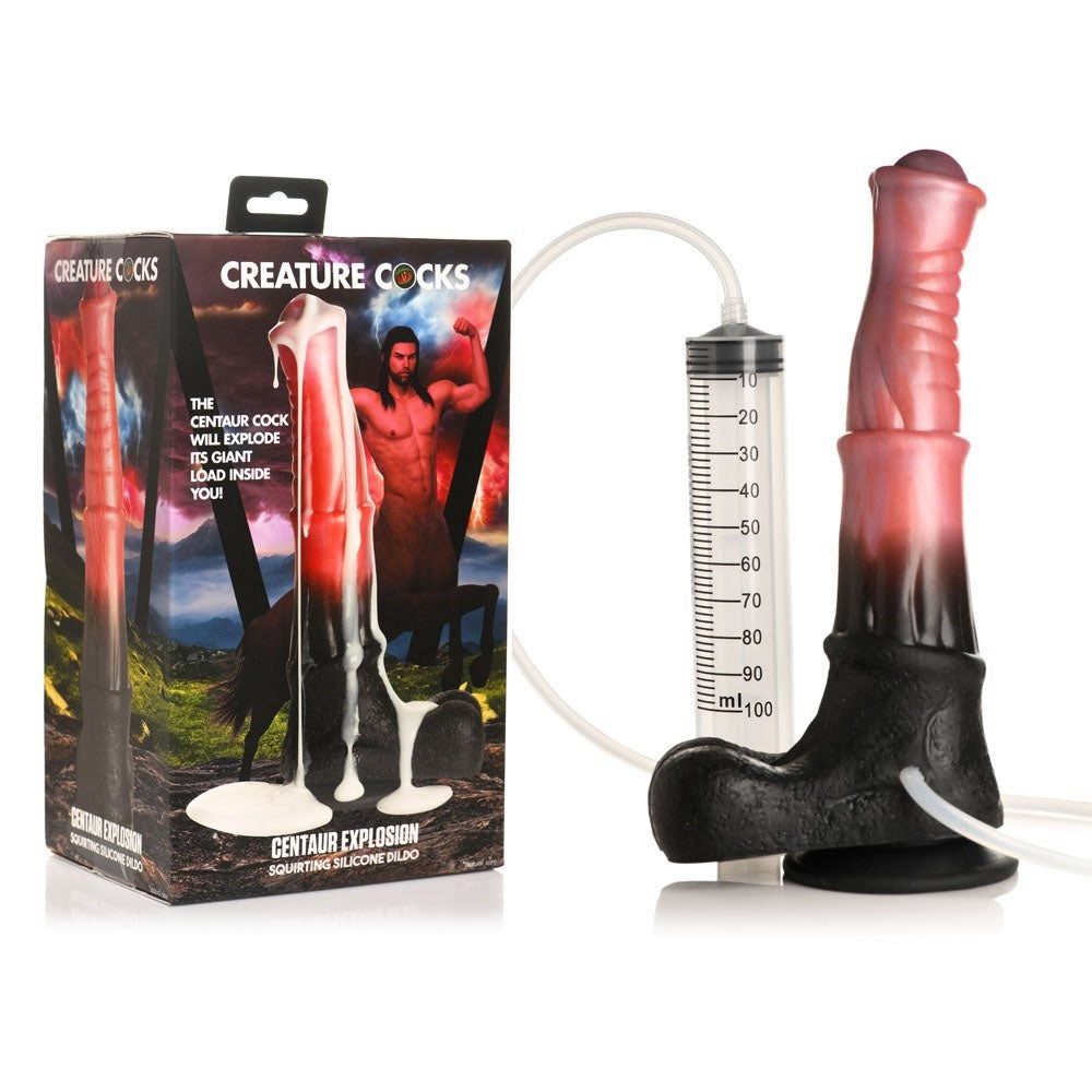 XR Brands Creature Cocks Centaur Explosion Squirting Fantasy Dildo 24.5cm - Realistic Dildos