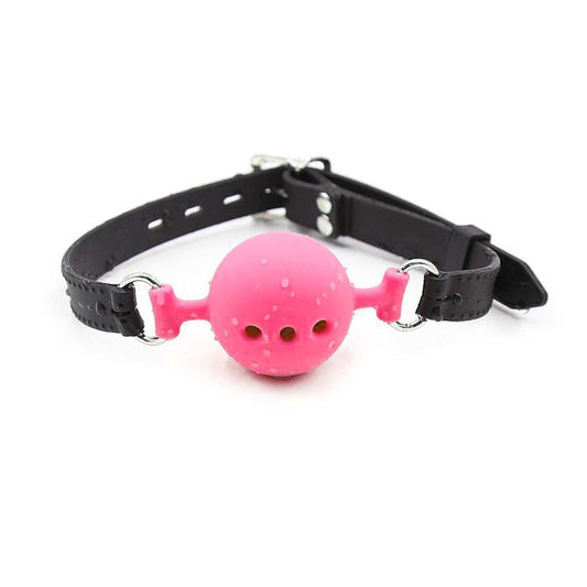 Full Silicone Breathable Ball Gag Large