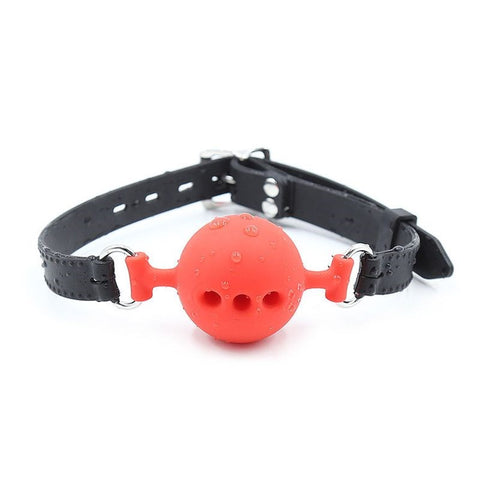 Full Silicone Breathable Ball Bondage Gag Large by BDStyle - Bondage Gags and Bits