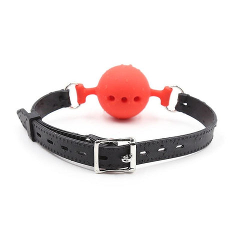 Full Silicone Breathable Ball Bondage Gag Small by BDStyle - Bondage Gags and Bits