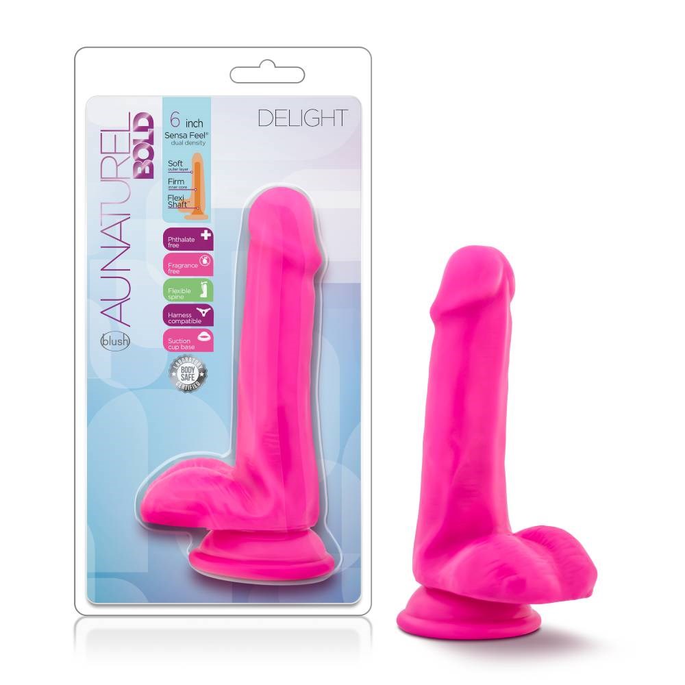 Au Naturel Bold Delight 6 inch Realistic Dildo - Realistic Dildos