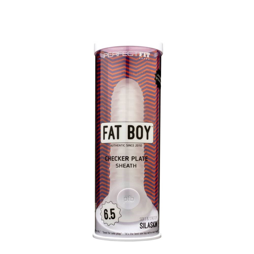 Perfect Fit Fat Boy Checker Plate Cock Sheath - Pumps, Extenders and Sleeves