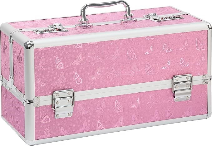 BMS Factory Lockable Large Vibrator Case Pink - Vibrator Accessories