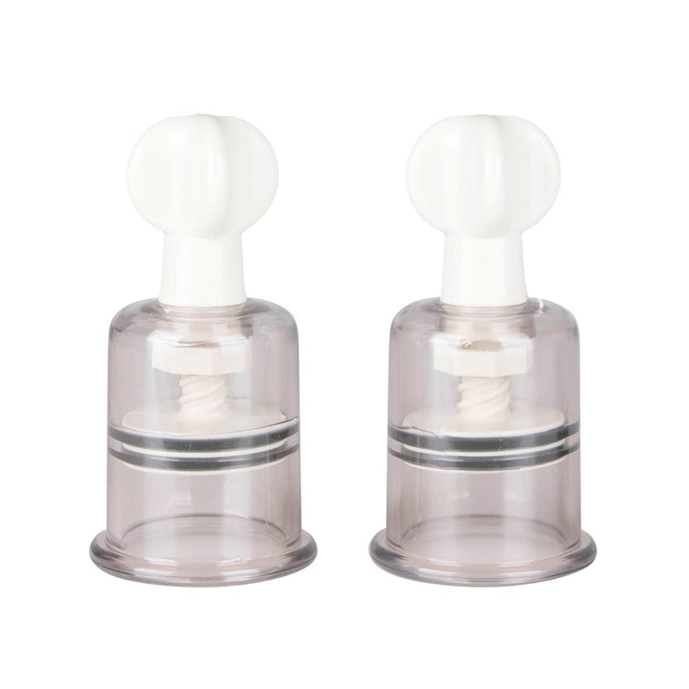 Easy Toys Fetish Collection Nipple and Clit Suckers Large 2 Piece - Nipple and Clit Clamps