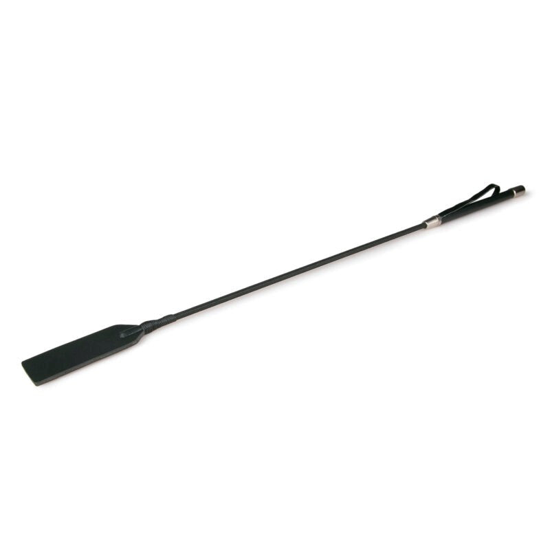 Easy Toys Fetish Collection Rectangle BDSM Crop Whip Black - Whips And Crops