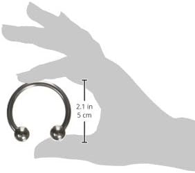 Master Series Pressure Point Beaded Stainless Steel Glans - Steel Cock Rings
