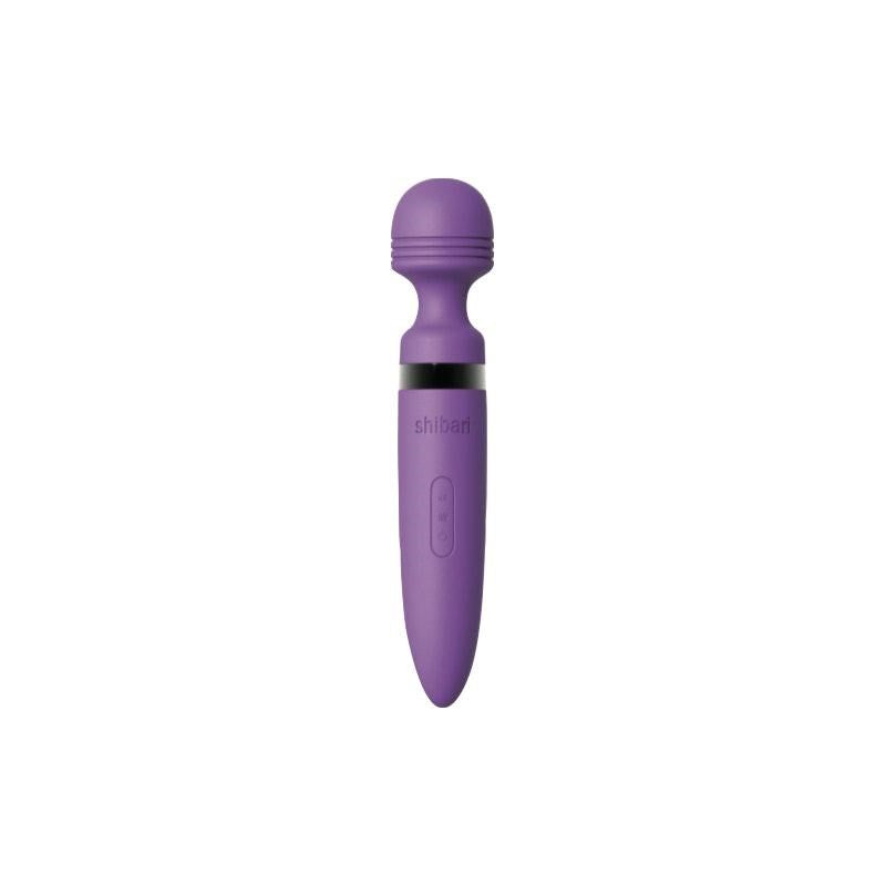 Shibari Deluxe Mega Wireless 28X Body Wand Massager Purple - Body Wands