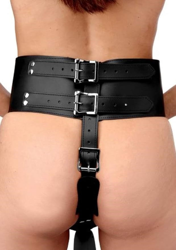 Strict Forced Orgasm Wand Holder Bondage Belt - Cuffs And Restraints