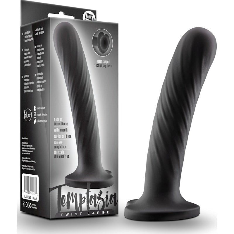 Temptasia Twist Large Suction Cup Dildo - Realistic Dildos