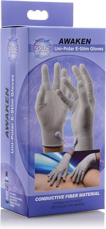 Zeus Awaken Electro Stimulation Gloves - Electro Sex