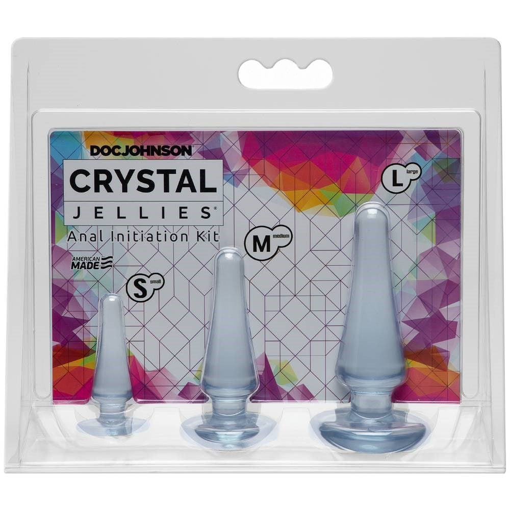 Crystal Jellies Anal Initiation Butt Plug Kit - Butt Plugs