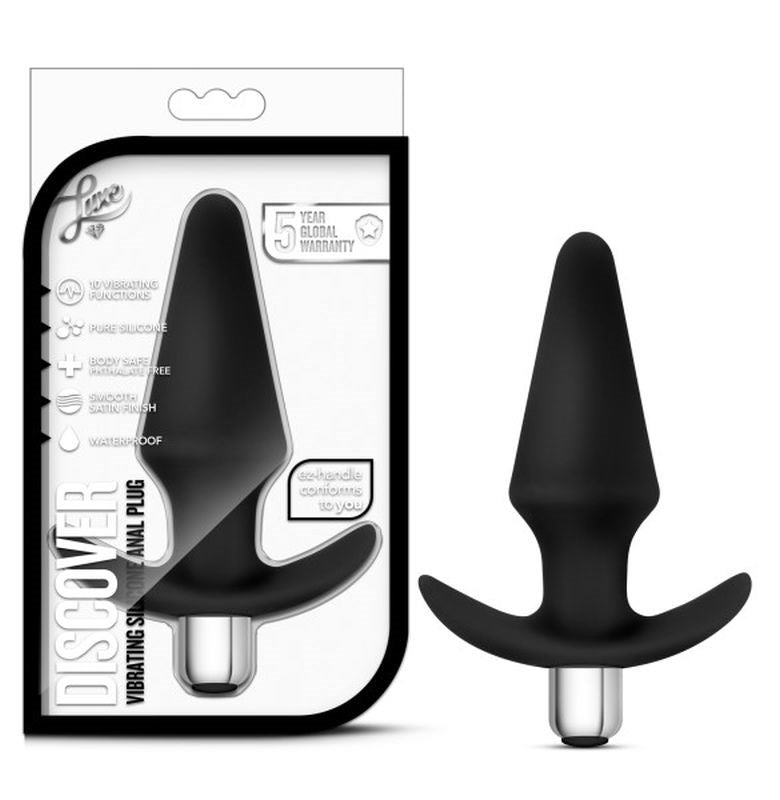 Luxe Discover Vibrating Butt Plug - Butt Plugs