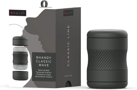BHandy Classic Textured Male Masturbator by B Swish - Masturbators and Strokers