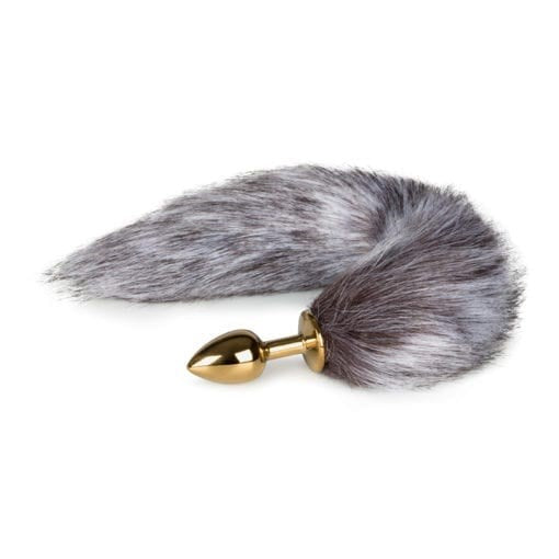 Fox Tail No 5 Gold Anal Plug by Easytoys - Butt Plugs