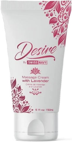 Swiss Navy Desire Massage Cream with Lavender - Massage Oils and Lubricants