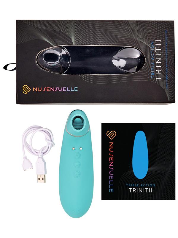 Nu Sensuelle Trinitii Flickering Tongue Vibrator - - Finger and Tongue Vibrators