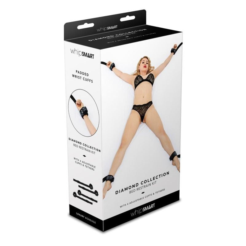 Whip Smart Diamond BDSM Play Bed Restraints - Cuffs And Restraints
