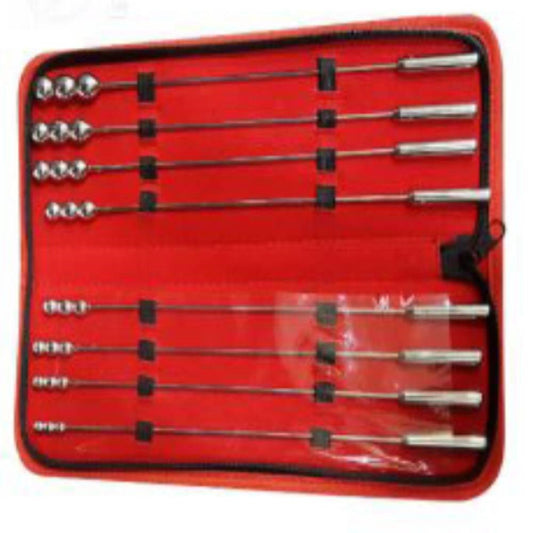 BDStyle 8 Pieces Bougie Pins With Shaft Urethral Sounding Set