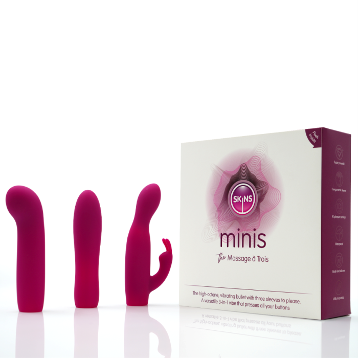 Skins Minis Massage A Trois Sex Toy Set - Sex Kits