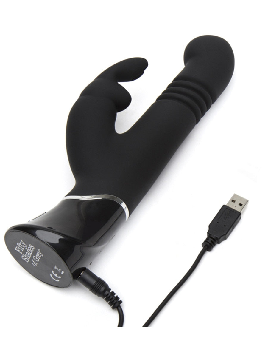 Fifty Shades of Grey Greedy Girl Thrusting G-Spot Rabbit Vibe - Rabbit Vibrators