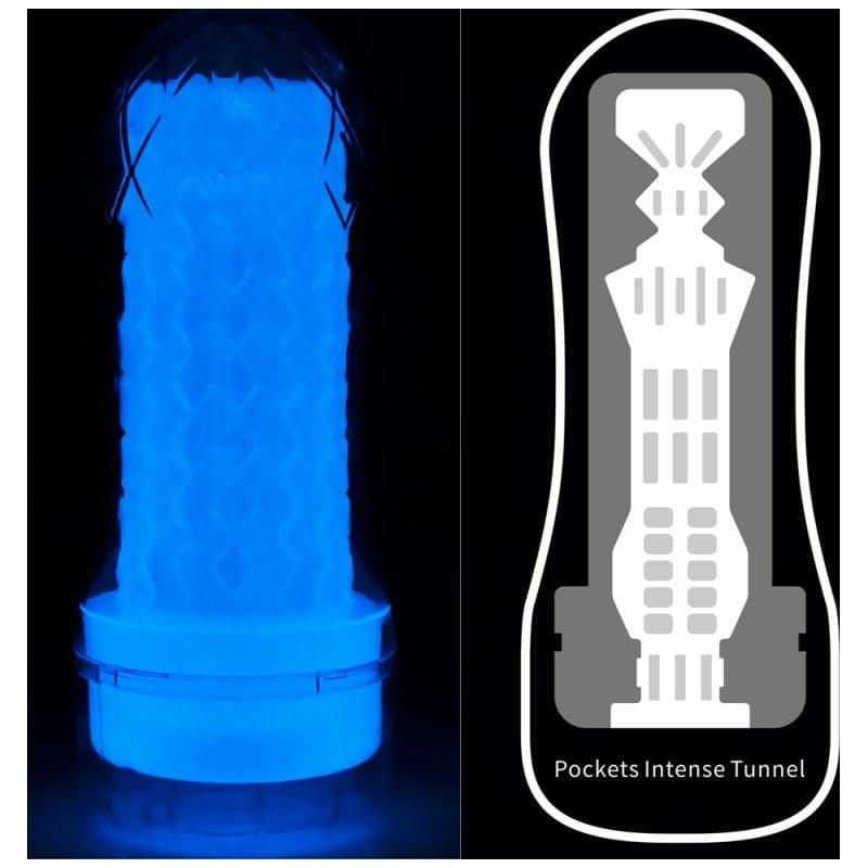 Lovetoy Lumino Play Mens Pocket Masturbator - Masturbators and Strokers
