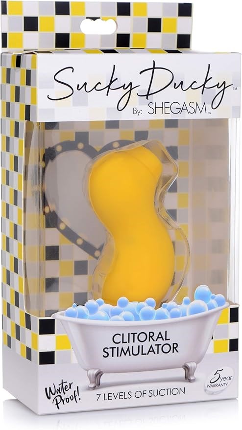 Shegasm Sucky Ducky Clitoral Stimulator - Clit Ticklers and Pulsators