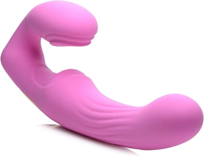 Strap U 15X U Pulse Strapless Strap On With Remote Pink - Strap On Sextoys