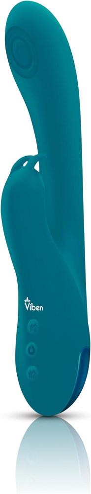 Viben Razzle Rechargeable Thumping Rabbit Massager Ocean - Rabbit Vibrators