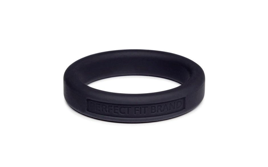 Perfect Fit Classic Silicone Medium Stretch Penis Ring 44mm - Stretchy Cock Rings